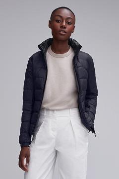 Chamarras Canada Goose Mujer Mexico - Abbott Chaqueta De Plumas Azul Marino GV1689274